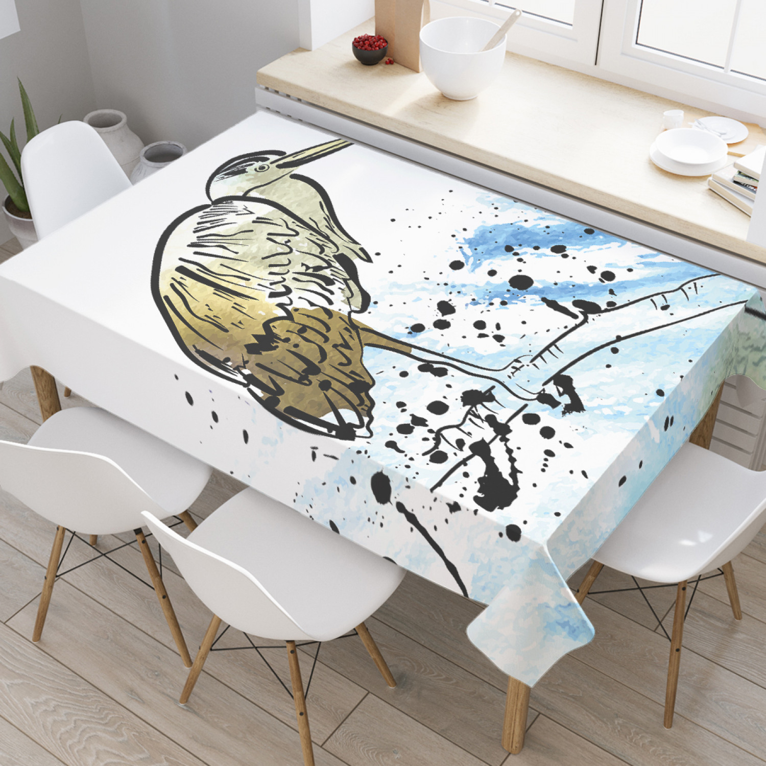 Скатерть прямоугольная на кухонный стол JoyArty "Акварельный стерх" из оксфорда, 180x145см, Белый, Акварельный стерх
Скатерть прямоугольная на кухонный стол JoyArty "Акварельный стерх" из оксфорда, 180x145см, Белый, Акварельный стерх