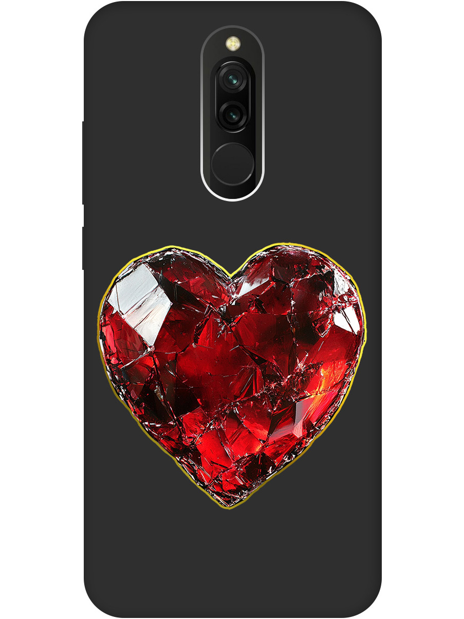 Силиконовый чехол на Xiaomi Redmi 8 с принтом "Сломленное сердце" матовый черный, Черный;золотистый;красный, 722204591
Силиконовый чехол на Xiaomi Redmi 8 с принтом "Сломленное сердце" матовый черный, Черный;золотистый;красный, 722204591