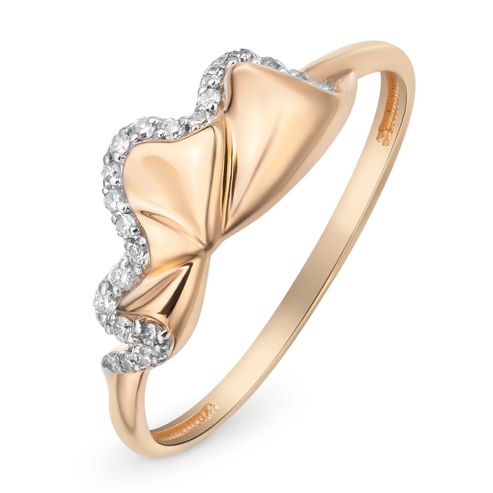 Кольцо женское из красного золота с бриллиантом 585Gold 101011541, р, 101011541
Кольцо женское из красного золота с бриллиантом 585Gold 101011541, р, 101011541