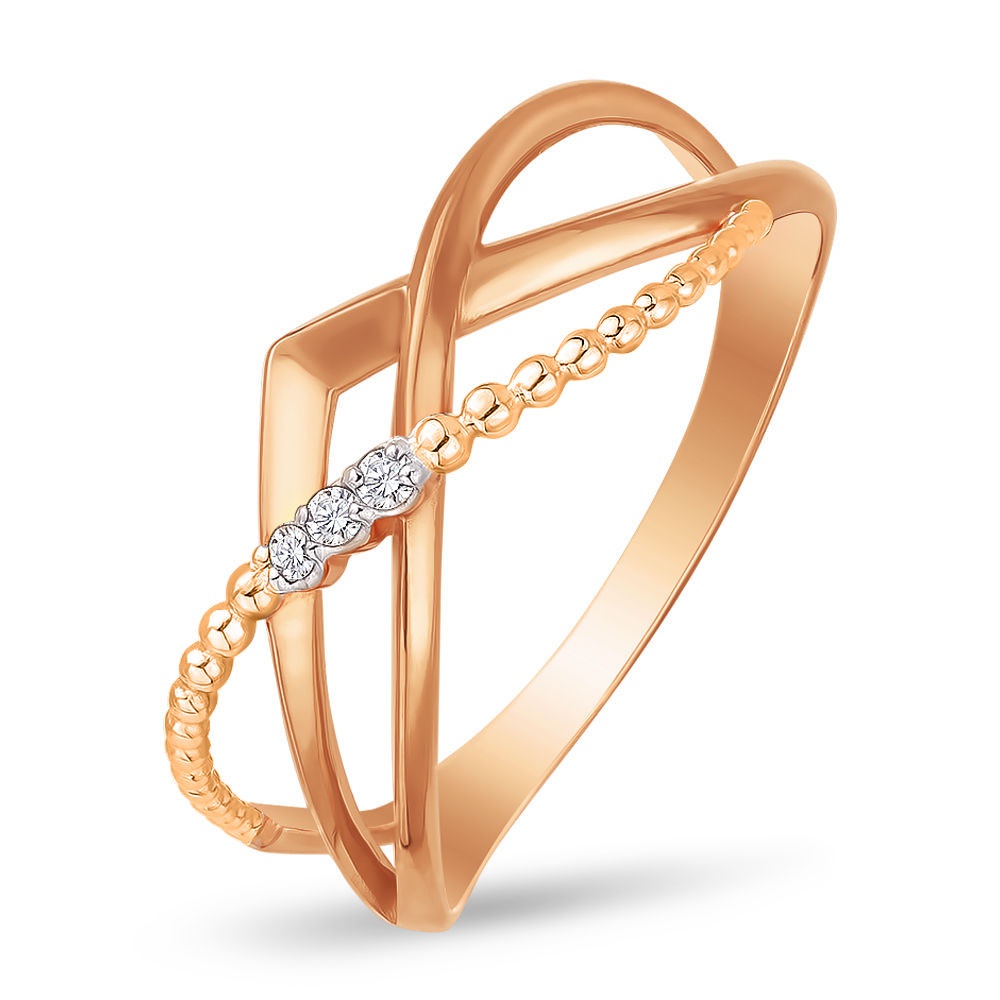 Кольцо женское из красного золота с бриллиантом 585Gold 101001754, р. 16,5, 101001754
Кольцо женское из красного золота с бриллиантом 585Gold 101001754, р. 16,5, 101001754