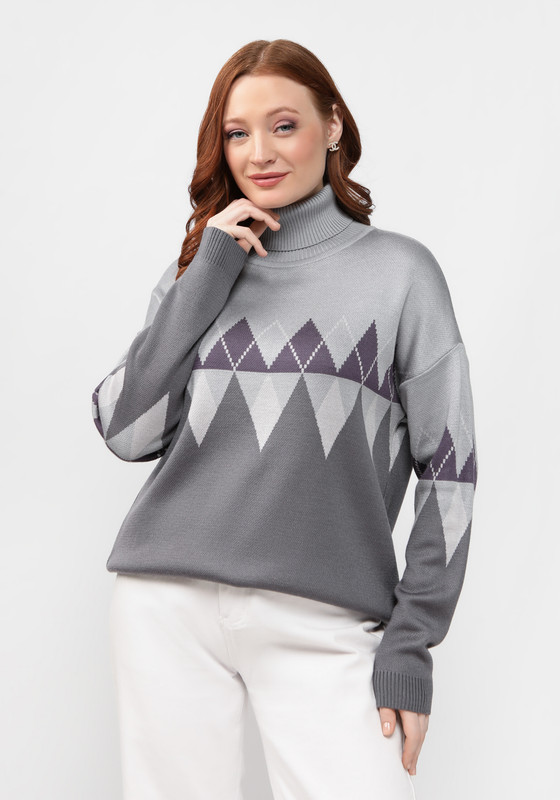 Свитер женский Vivawool 311982 серый 50 RU, 311982
Свитер женский Vivawool 311982 серый 50 RU, 311982