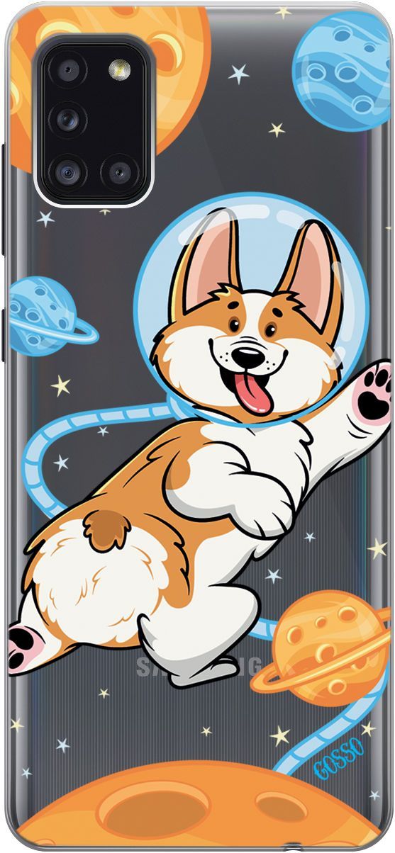 Силиконовый чехол на Samsung Galaxy A31 "CosmoCorgi" прозрачный, Прозрачный;коричневый, 1761
Силиконовый чехол на Samsung Galaxy A31 "CosmoCorgi" прозрачный, Прозрачный;коричневый, 1761