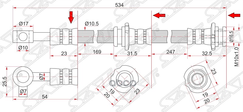Шланг Тормозной Перед (Таиланд) Nissan Teana 08- Rh (правый) Sat арт. ST-46210-JN20B
Шланг Тормозной Перед (Таиланд) Nissan Teana 08- Rh (правый) Sat арт. ST-46210-JN20B