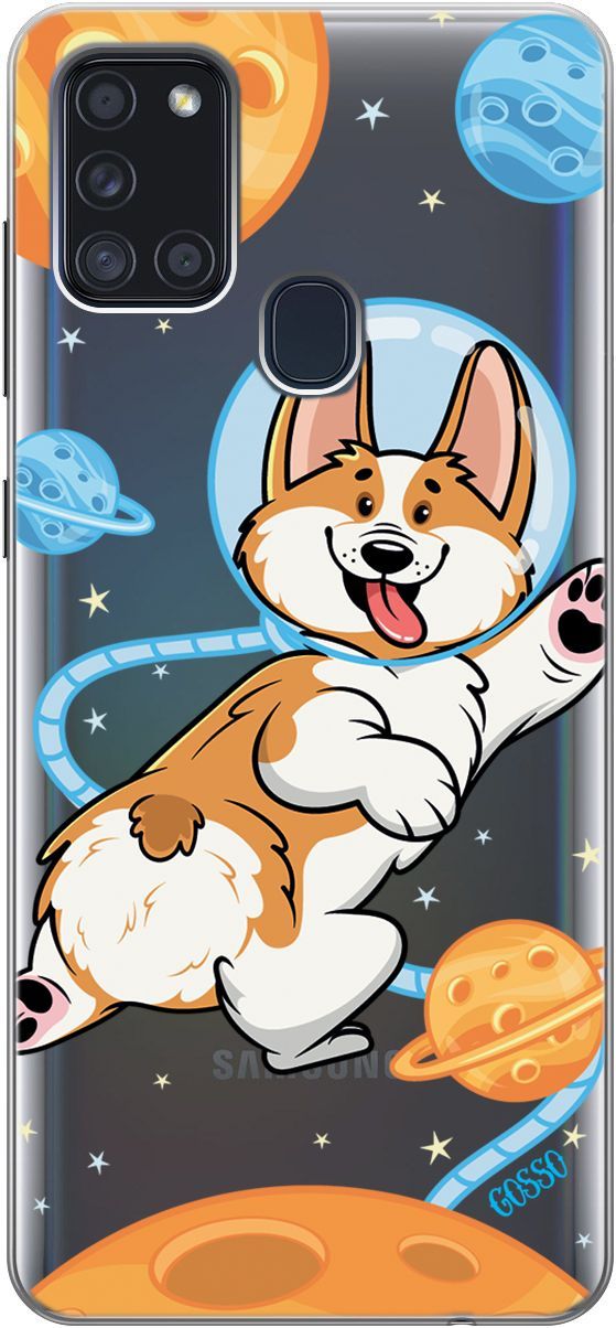Силиконовый чехол на Samsung Galaxy A21s "CosmoCorgi" прозрачный, Прозрачный;коричневый, 1760
Силиконовый чехол на Samsung Galaxy A21s "CosmoCorgi" прозрачный, Прозрачный;коричневый, 1760