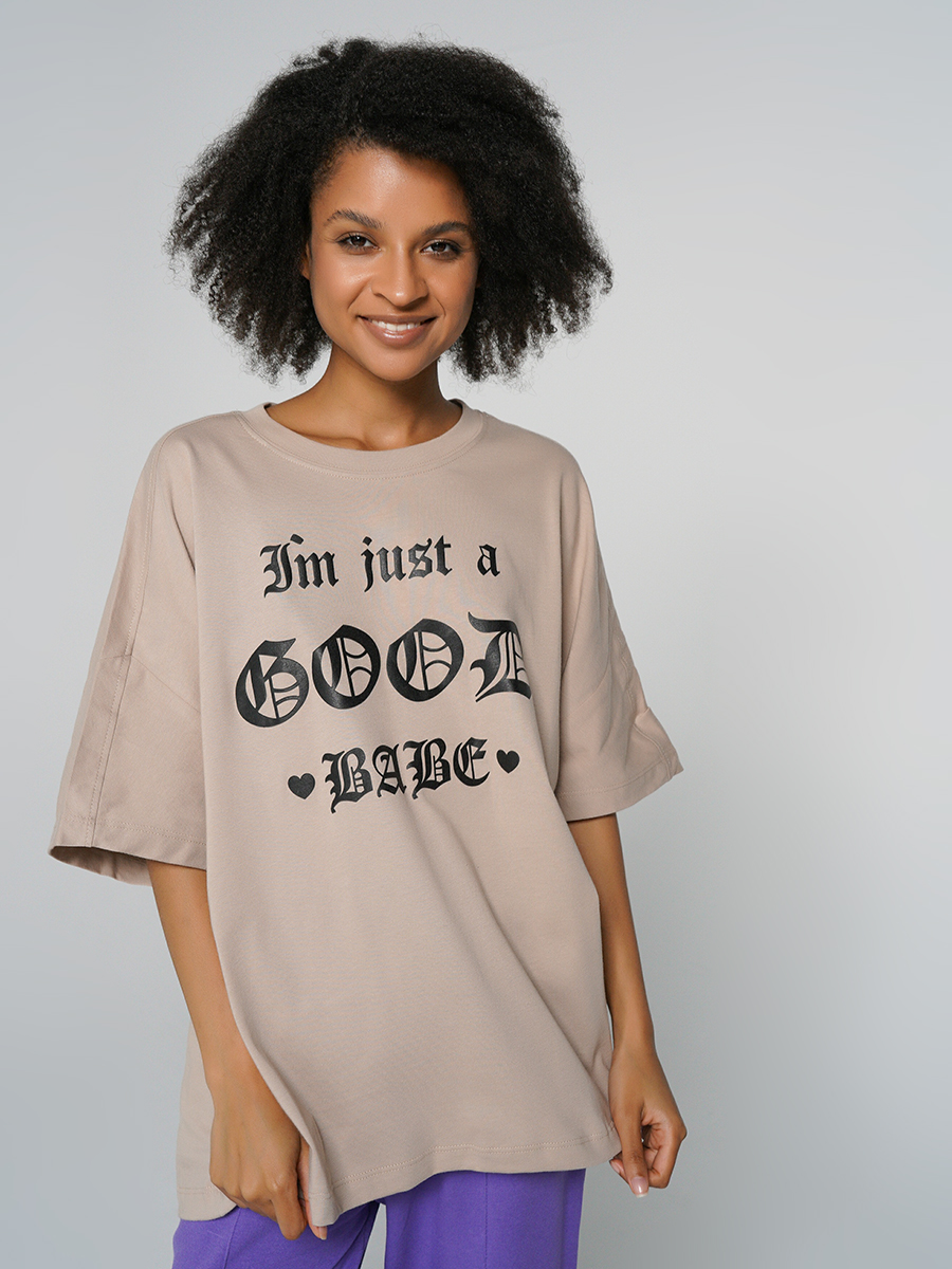 Футболка женская ТВОЕ 82617 бежевая XL, 82617 
Футболка женская ТВОЕ 82617 бежевая XL, 82617