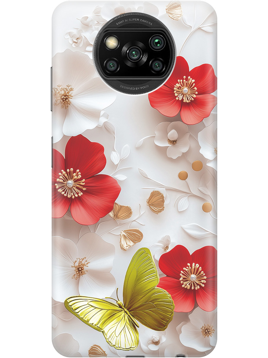 Силиконовый чехол на Poco X3/X3 Pro с принтом "Золотая бабочка" прозрачный, Прозрачный;белый;золотистый;красный, 723602723
Силиконовый чехол на Poco X3/X3 Pro с принтом "Золотая бабочка" прозрачный, Прозрачный;белый;золотистый;красный, 723602723