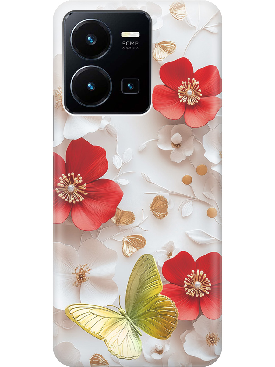 Силиконовый чехол на Vivo Y35 с принтом "Золотая бабочка" прозрачный, Прозрачный;белый;золотистый;красный, 743695023
Силиконовый чехол на Vivo Y35 с принтом "Золотая бабочка" прозрачный, Прозрачный;белый;золотистый;красный, 743695023