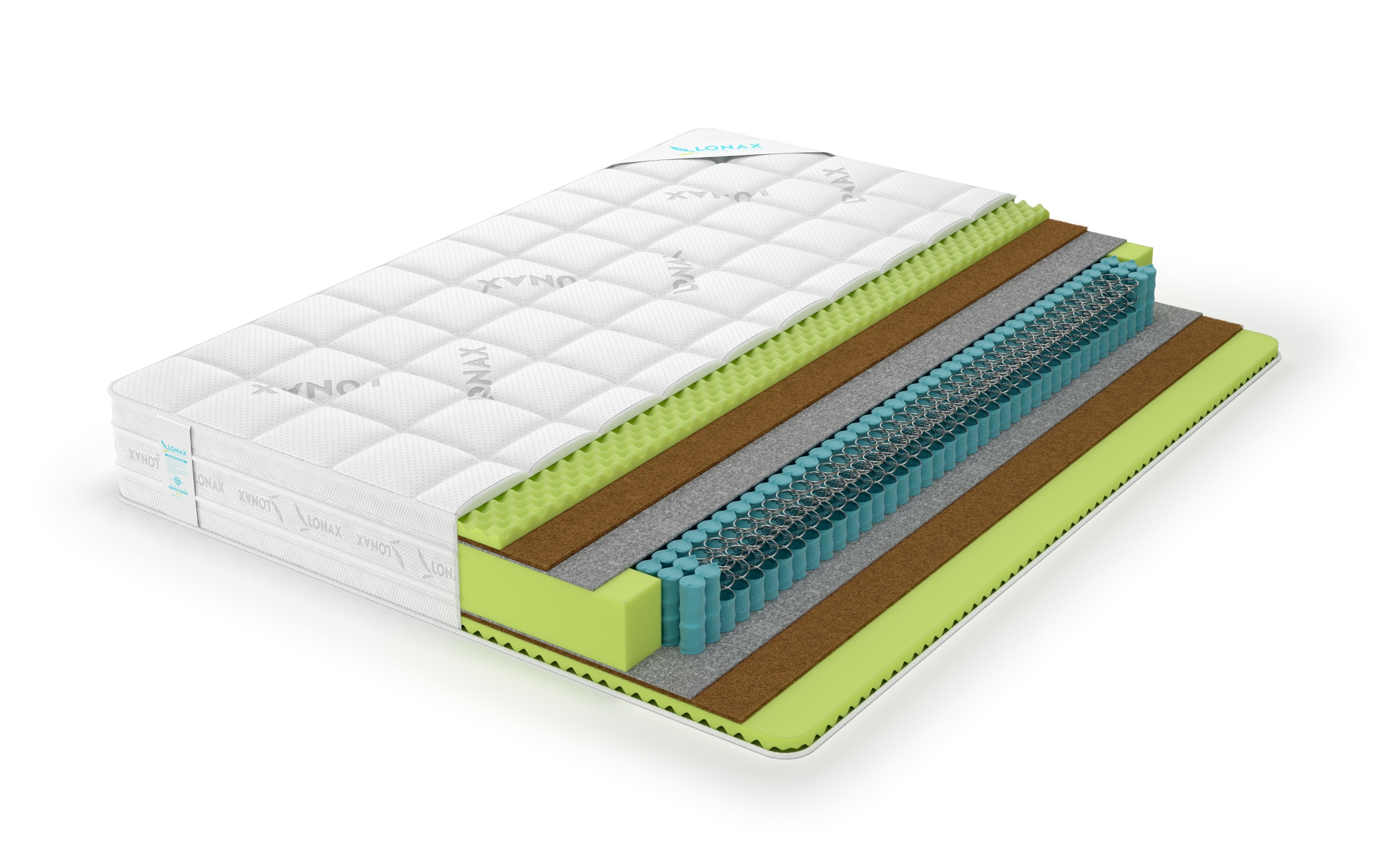 Матрас Lonax Relax ППУ Cocos S1000 125х195, Бежевый;белый;серый;серебристый, Relax ППУ Cocos S1000
Матрас Lonax Relax ППУ Cocos S1000 125х195, Бежевый;белый;серый;серебристый, Relax ППУ Cocos S1000