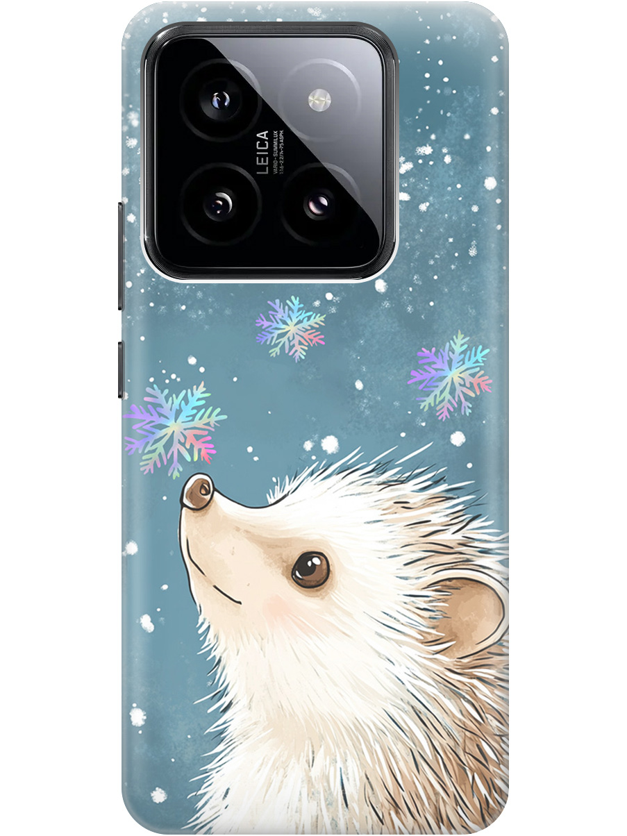Силиконовый чехол на Xiaomi 14 Pro с принтом "Ежик и снежинки", Прозрачный;белый;серый;синий, 777771012
Силиконовый чехол на Xiaomi 14 Pro с принтом "Ежик и снежинки", Прозрачный;белый;серый;синий, 777771012