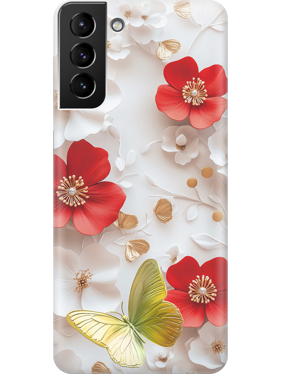 Силиконовый чехол на Samsung Galaxy S21+ с принтом "Золотая бабочка" прозрачный, Прозрачный;белый;золотистый;красный, 724127523
Силиконовый чехол на Samsung Galaxy S21+ с принтом "Золотая бабочка" прозрачный, Прозрачный;белый;золотистый;красный, 724127523