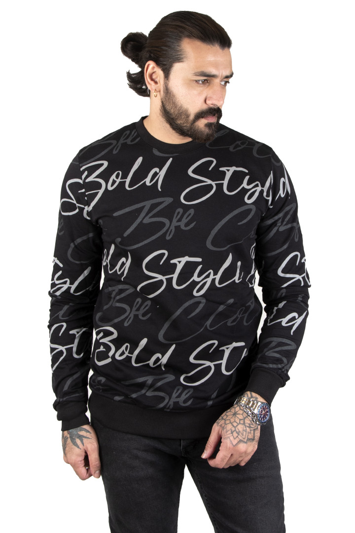 Свитшот мужской DeepSEA LAGEK2301187 черный M (товары доставляются из-за рубежа), LAGEK2301187