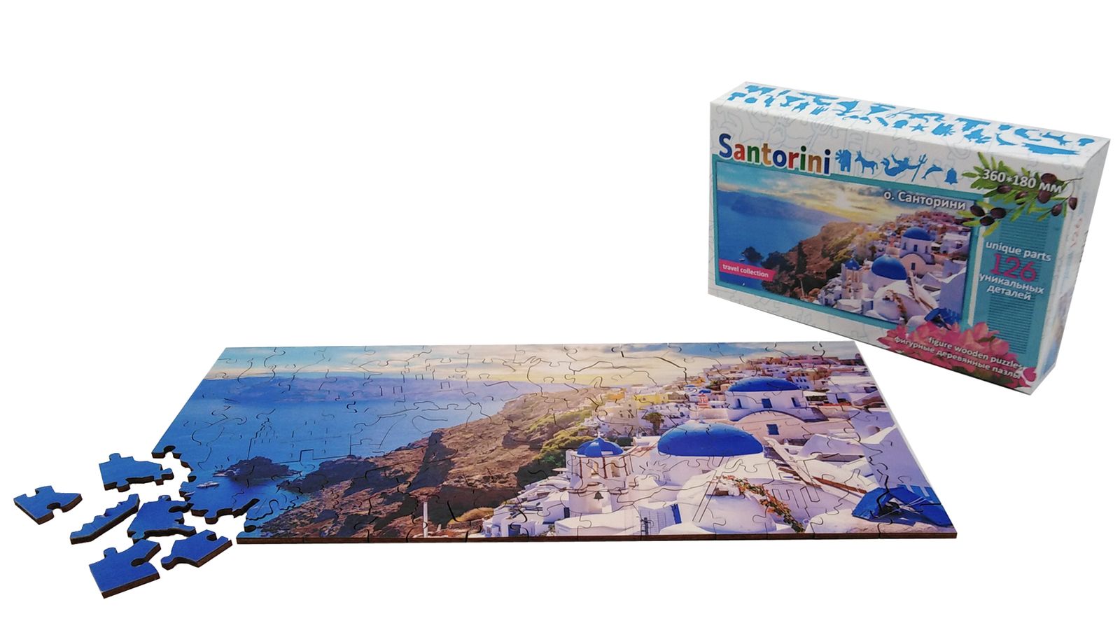 Пазлы Нескучные игры фигурный, деревянный, Travel collection о. Санторини, 126 деталей, фигурный, деревянный, "Travel collection", о. Санторини, 126 деталей
Пазлы Нескучные игры фигурный, деревянный, Travel collection о. Санторини, 126 деталей, фигурный, деревянный, "Travel collection", о. Санторини, 126 деталей