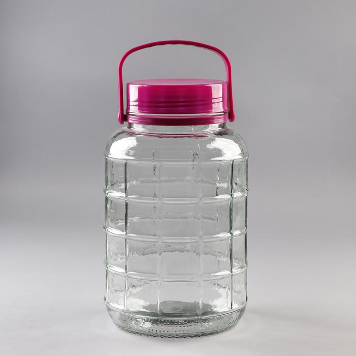 Банка стеклянная с ручкой, 5 л
Банка стеклянная с ручкой, 5 л