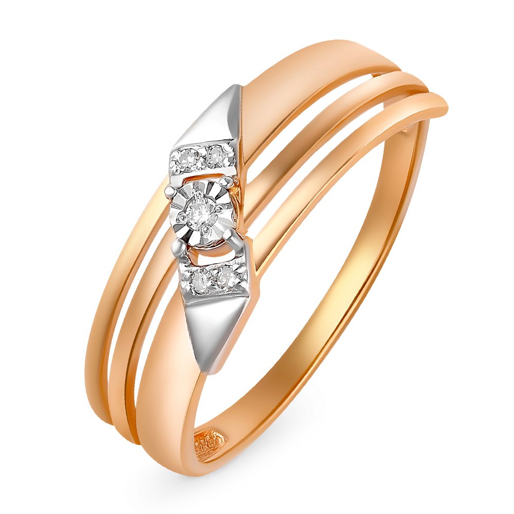 Кольцо женское из красного золота с бриллиантом 585Gold 101012288, р, 101012288
Кольцо женское из красного золота с бриллиантом 585Gold 101012288, р, 101012288