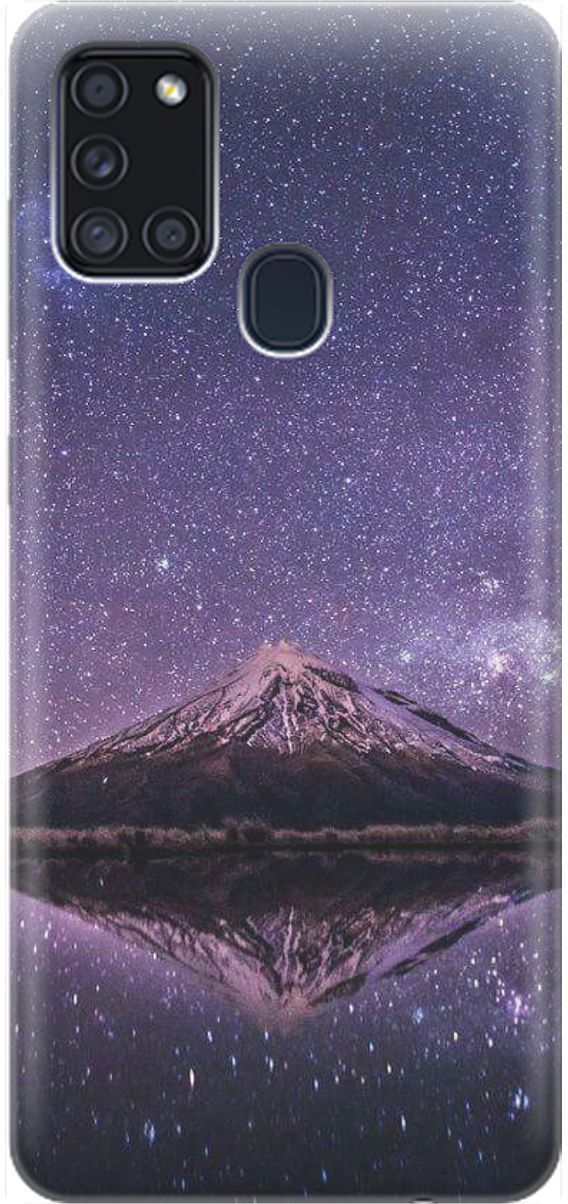 Силиконовый чехол на Samsung Galaxy A21s "Гора и звездное небо", Синий;фиолетовый, 1533
Силиконовый чехол на Samsung Galaxy A21s "Гора и звездное небо", Синий;фиолетовый, 1533