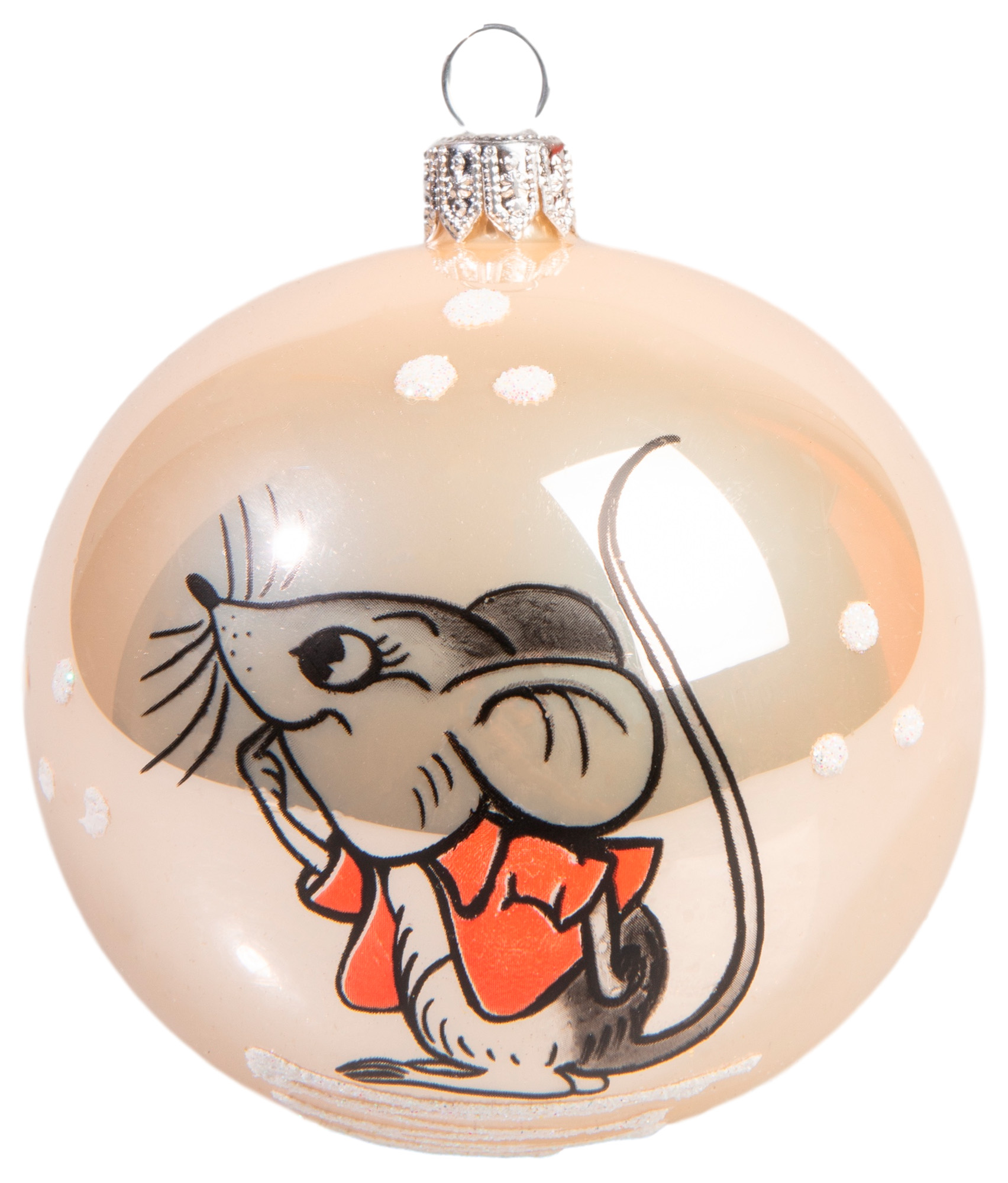 Ёлочная игрушка Мышка 9 см, Разноцветный
Ёлочная игрушка Мышка 9 см, Разноцветный