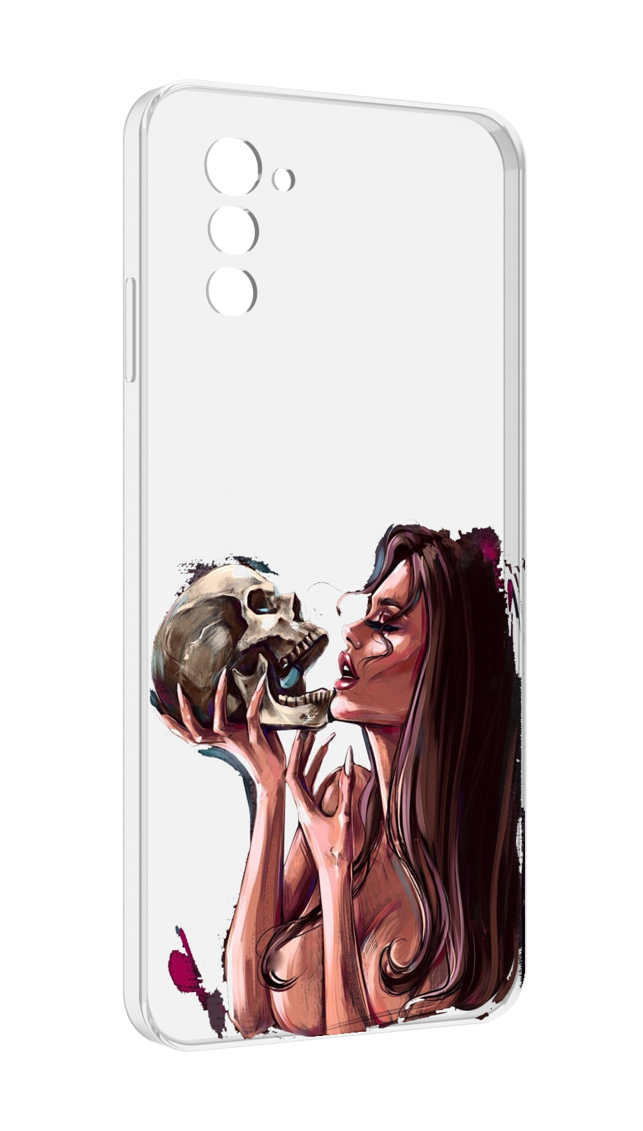 Чехол MyPads девушка-модель-с-черепом для UleFone Note 12 / Note 12P, Прозрачный, Tocco
Чехол MyPads девушка-модель-с-черепом для UleFone Note 12 / Note 12P, Прозрачный, Tocco