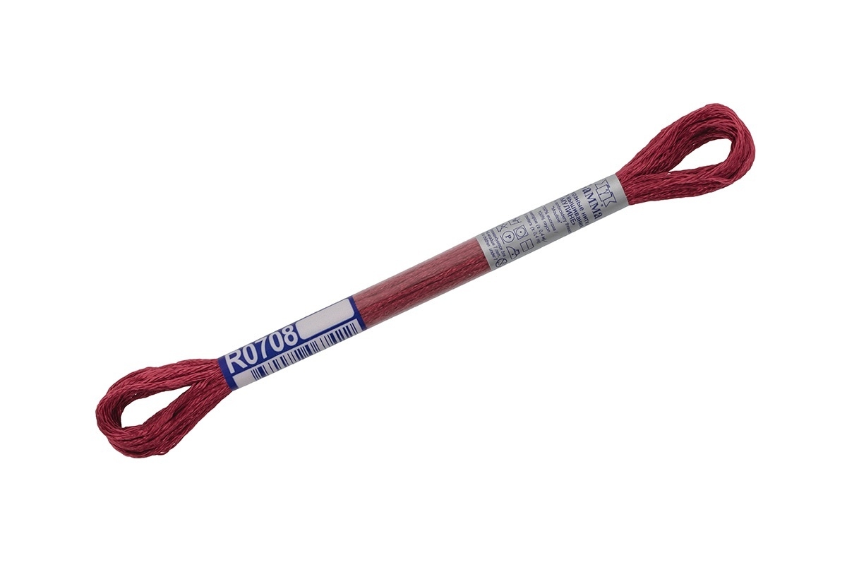 Нитки для вышивания Gamma мулине, 100% вискоза, 12*8 м, R0708, светло-бордовые, Красный
Нитки для вышивания Gamma мулине, 100% вискоза, 12*8 м, R0708, светло-бордовые, Красный
