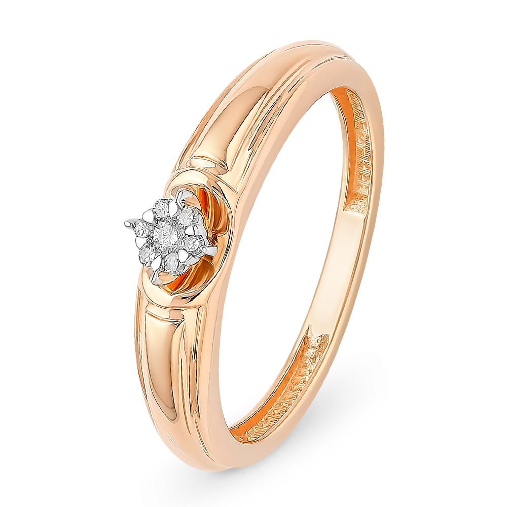 Кольцо женское из красного золота с бриллиантом 585Gold 101012797, р, 101012797
Кольцо женское из красного золота с бриллиантом 585Gold 101012797, р, 101012797
