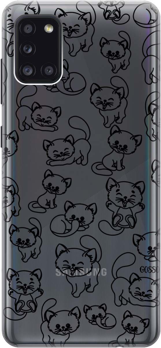 Силиконовый чехол на Samsung Galaxy A31 "Cute Kitties" прозрачный, Прозрачный;черный, 0
Силиконовый чехол на Samsung Galaxy A31 "Cute Kitties" прозрачный, Прозрачный;черный, 0