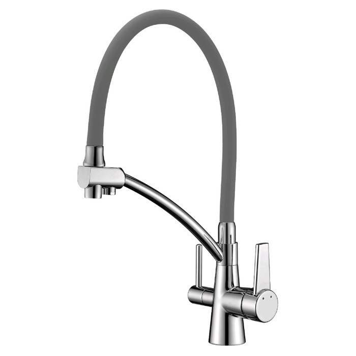 Смеситель для кухни Lemark Comfort LM3071C-Gray, с краном для питьевой воды, хром, серый
Смеситель для кухни Lemark Comfort LM3071C-Gray, с краном для питьевой воды, хром, серый
