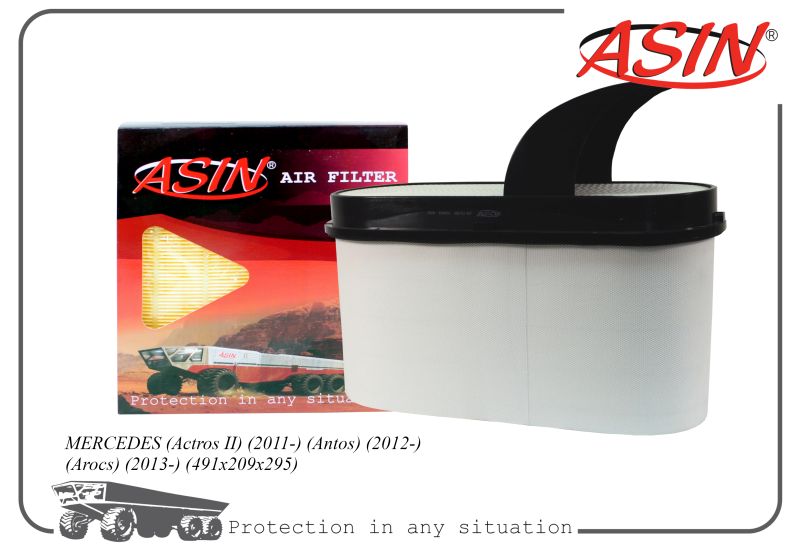 Фильтр воздушный A0040946804 ASINFA3473 MERCEDES Actros II 11- Antos 12- Arocs 491x209x295
Фильтр воздушный A0040946804 ASINFA3473 MERCEDES Actros II 11- Antos 12- Arocs 491x209x295
