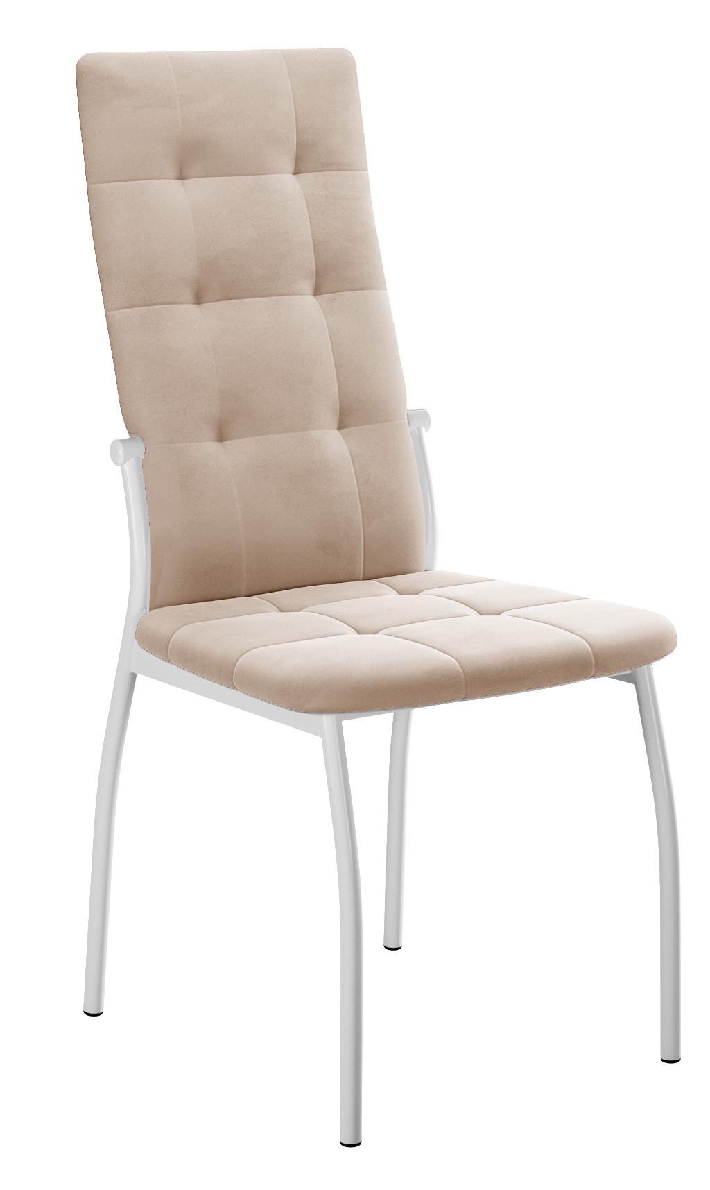 Стул DikLine ГАЛС-М каркас белый/B03 BEIGE 
Стул DikLine ГАЛС-М каркас белый/B03 BEIGE