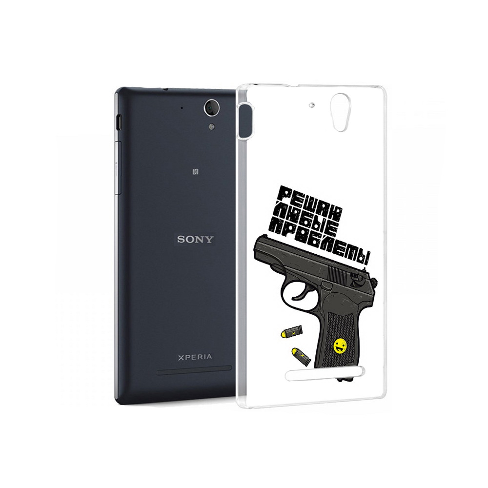 Чехол MyPads Tocco для Sony Xperia C3 пистолет против проблем (PT18760.251.542), Прозрачный, Tocco
Чехол MyPads Tocco для Sony Xperia C3 пистолет против проблем (PT18760.251.542), Прозрачный, Tocco