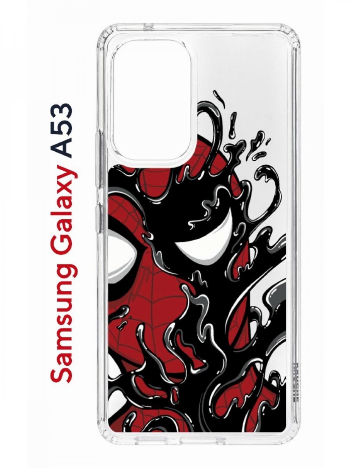 Чехол на Samsung A53 5G Kruche Print Spider-Man-Venom,противоударный бампер,защита камеры, Прозрачный;красный;черный;серый, Самсунг Галакси А53
Чехол на Samsung A53 5G Kruche Print Spider-Man-Venom,противоударный бампер,защита камеры, Прозрачный;красный;черный;серый, Самсунг Галакси А53
