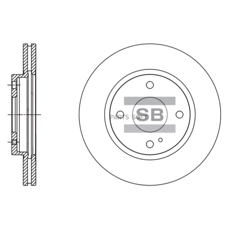 Диск Тормозной Форд/Форт/Ford Fiesta Iv 08- Передний Вент. D 63.5mm Sangsin brake арт. SD5
Диск Тормозной Форд/Форт/Ford Fiesta Iv 08- Передний Вент. D 63.5mm Sangsin brake арт. SD5