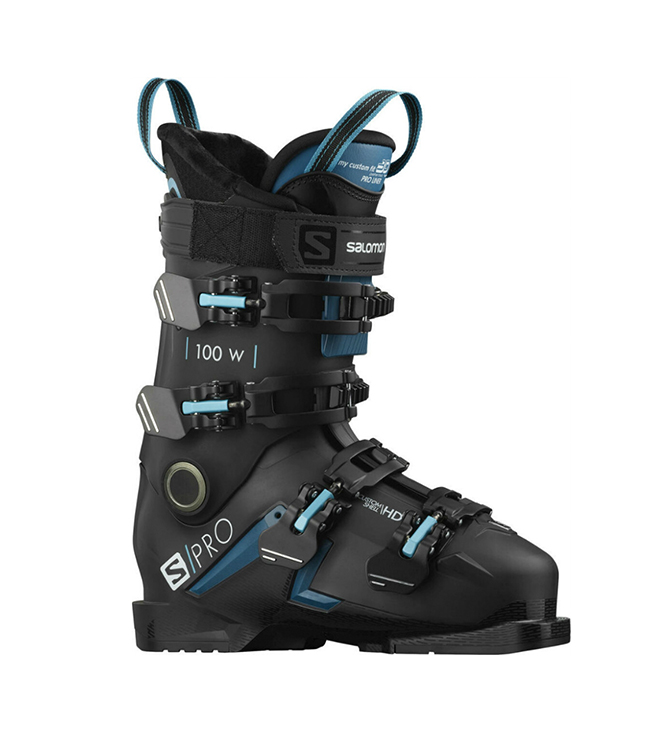 фото Горнолыжные ботинки salomon s/pro 100 w black/marrocan blue (20/21) (23.5)