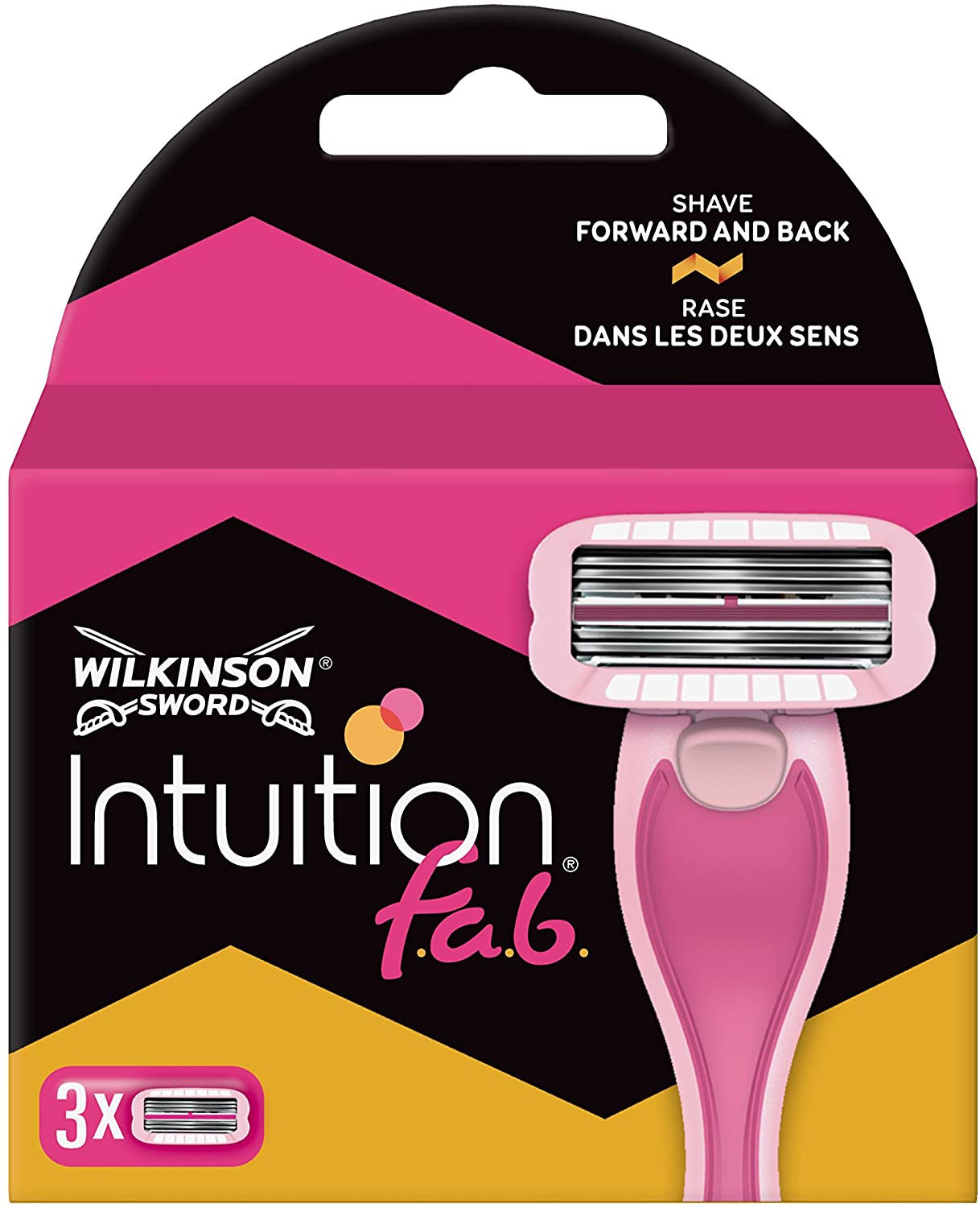 Женские сменные кассеты двунаправленные Wilkinson Sword Intuition f.a.b. 3 сменные кассеты
Женские сменные кассеты двунаправленные Wilkinson Sword Intuition f.a.b. 3 сменные кассеты