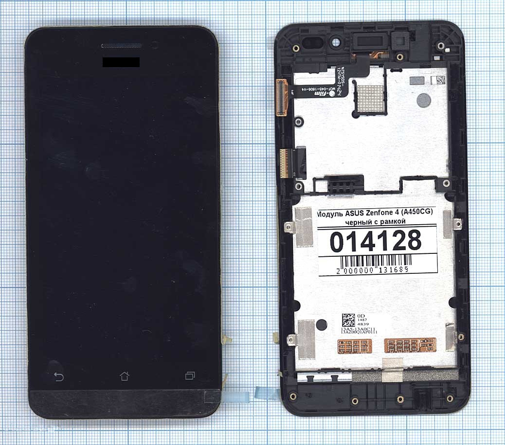 Дисплей с тачскрином для Asus Zenfone 4 A450CG черный с рамкой, для Asus Zenfone 4 A450CG
Дисплей с тачскрином для Asus Zenfone 4 A450CG черный с рамкой, для Asus Zenfone 4 A450CG