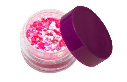 Глиттер для ногтей Dona Jerdona ярко-розовый, 1 г 
Глиттер для ногтей Dona Jerdona ярко-розовый, 1 г