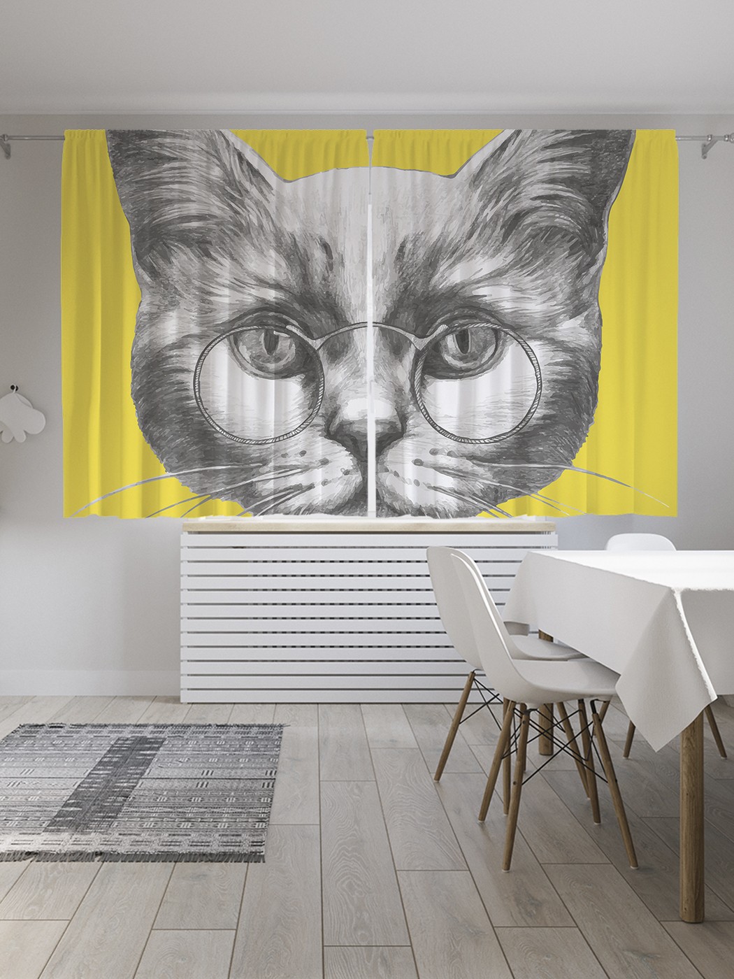 Классические шторы JoyArty "Кот-интеллигент", серия Oxford DeLux, 2 полотна 145x180 см, Кот-интеллигент
Классические шторы JoyArty "Кот-интеллигент", серия Oxford DeLux, 2 полотна 145x180 см, Кот-интеллигент