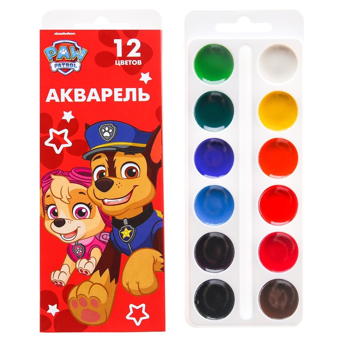 Акварель медовая Щенячий патруль, 12 цветов, в картонной коробке, без кисти, Разноцветный
Акварель медовая Щенячий патруль, 12 цветов, в картонной коробке, без кисти, Разноцветный