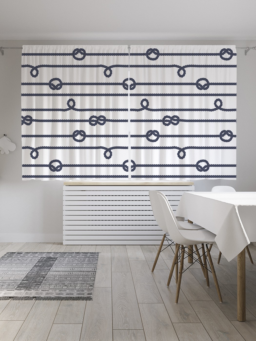 Классические шторы JoyArty "Морские узлы", серия Oxford DeLux, 2 полотна 145x180 см, Морские узлы
Классические шторы JoyArty "Морские узлы", серия Oxford DeLux, 2 полотна 145x180 см, Морские узлы