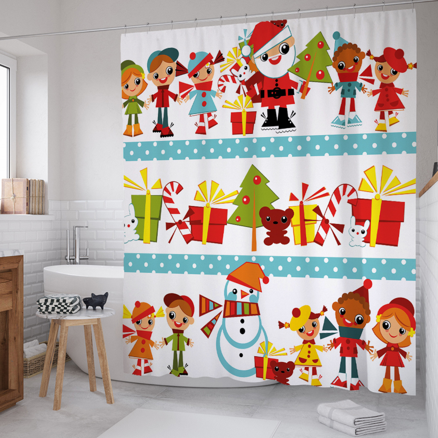 Штора для ванной JoyArty "Подарки от Санты" из сатена, 180х200 см с крючками, Белый, Подарки от Санты
Штора для ванной JoyArty "Подарки от Санты" из сатена, 180х200 см с крючками, Белый, Подарки от Санты