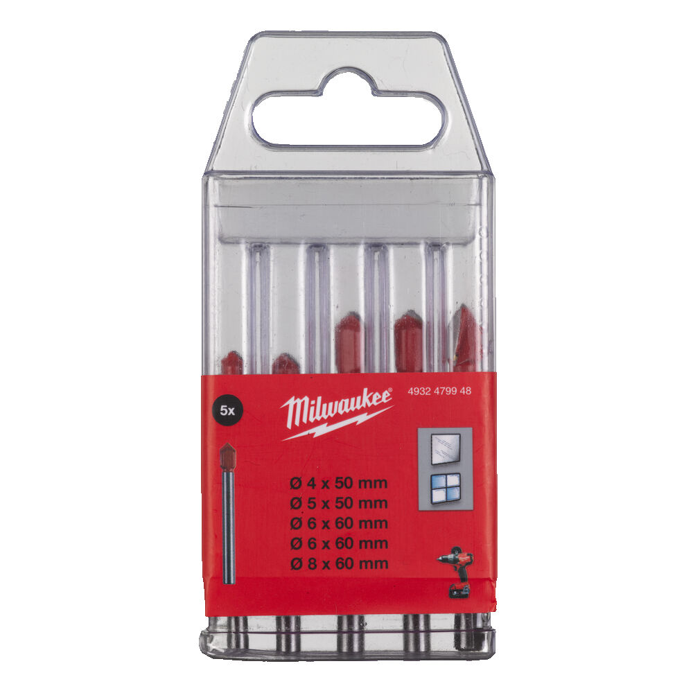 Сверла по стеклу и плитке GENII набор 5ед. (4/5/6/6/8мм), Glass + Tile Drill Bit Set-5pc
Сверла по стеклу и плитке GENII набор 5ед. (4/5/6/6/8мм), Glass + Tile Drill Bit Set-5pc