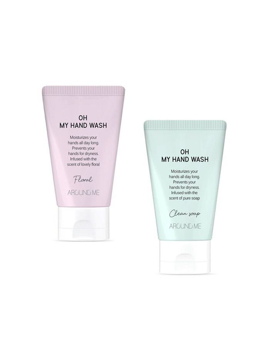 ВЛК Around Me Гели очищающие Oh My Hand Wash Clean в комплекте (Floral + Soap) 50мл+50мл
ВЛК Around Me Гели очищающие Oh My Hand Wash Clean в комплекте (Floral + Soap) 50мл+50мл
