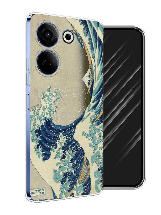 Чехол Awog на Tecno Camon 20 Pro 4G "Большая волна в Канагаве", Серый;синий;голубой
Чехол Awog на Tecno Camon 20 Pro 4G "Большая волна в Канагаве", Серый;синий;голубой