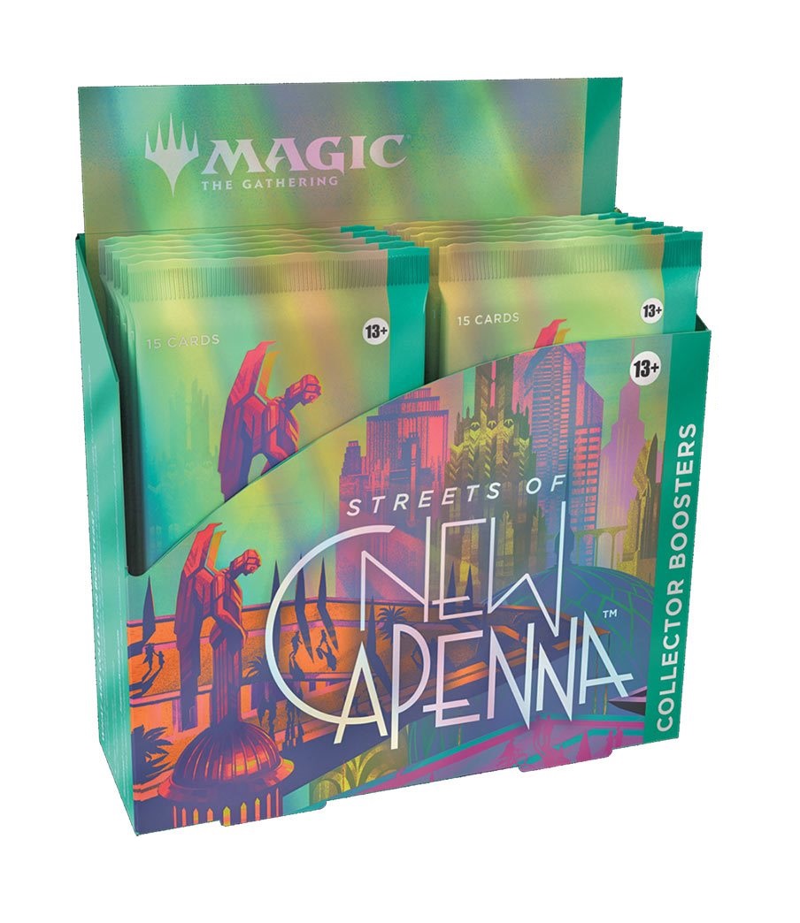 Mtg: дисплей коллекционных бустеров издания streets of new capenna на английском языке
Mtg: дисплей коллекционных бустеров издания streets of new capenna на английском языке