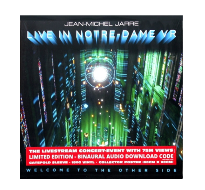 Jarre Jean-Michel Welcome To The Other Side - Live In Notre Dame VR LP, Welcome To The Other Side - Live In Notre Dame VR
Jarre Jean-Michel Welcome To The Other Side - Live In Notre Dame VR LP, Welcome To The Other Side - Live In Notre Dame VR