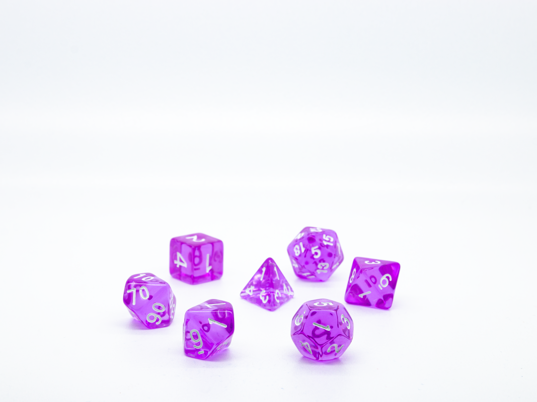 Набор кубиков для D&D, Dungeons and Dragons, ДнД, Pathfinder ярко-фиолетовые, Фиолетовый, MGT14
Набор кубиков для D&D, Dungeons and Dragons, ДнД, Pathfinder ярко-фиолетовые, Фиолетовый, MGT14