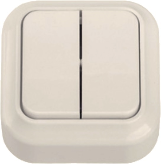 Выключатель двухклавишный накладной Bylectrica Вариант бежевый (А5 6-2112 бежевый), 281056
Выключатель двухклавишный накладной Bylectrica Вариант бежевый (А5 6-2112 бежевый), 281056