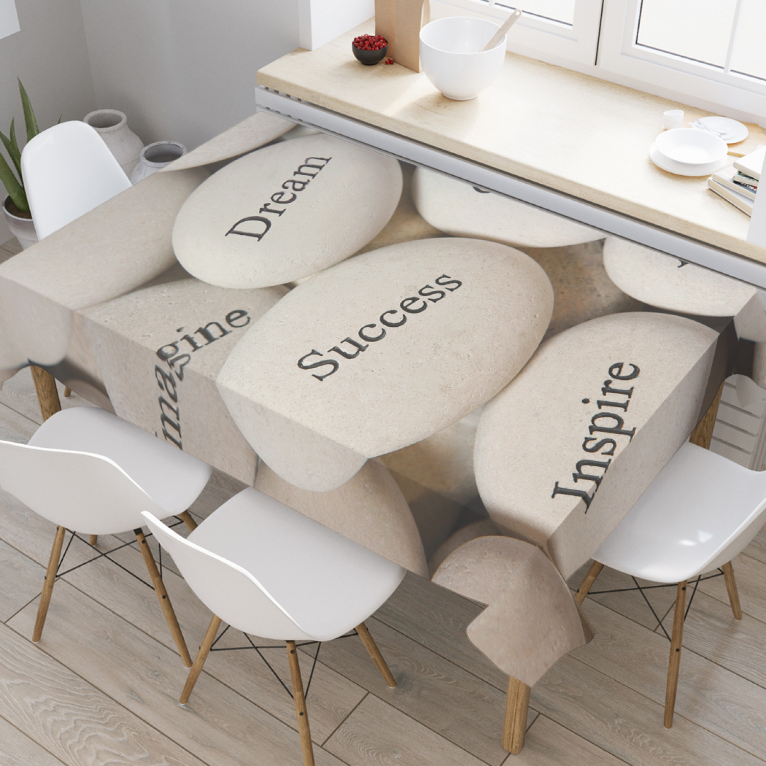 Скатерть прямоугольная JoyArty "Подписанные камушки" из оксфорда, 180x145см, Серый, Подписанные камушки
Скатерть прямоугольная JoyArty "Подписанные камушки" из оксфорда, 180x145см, Серый, Подписанные камушки