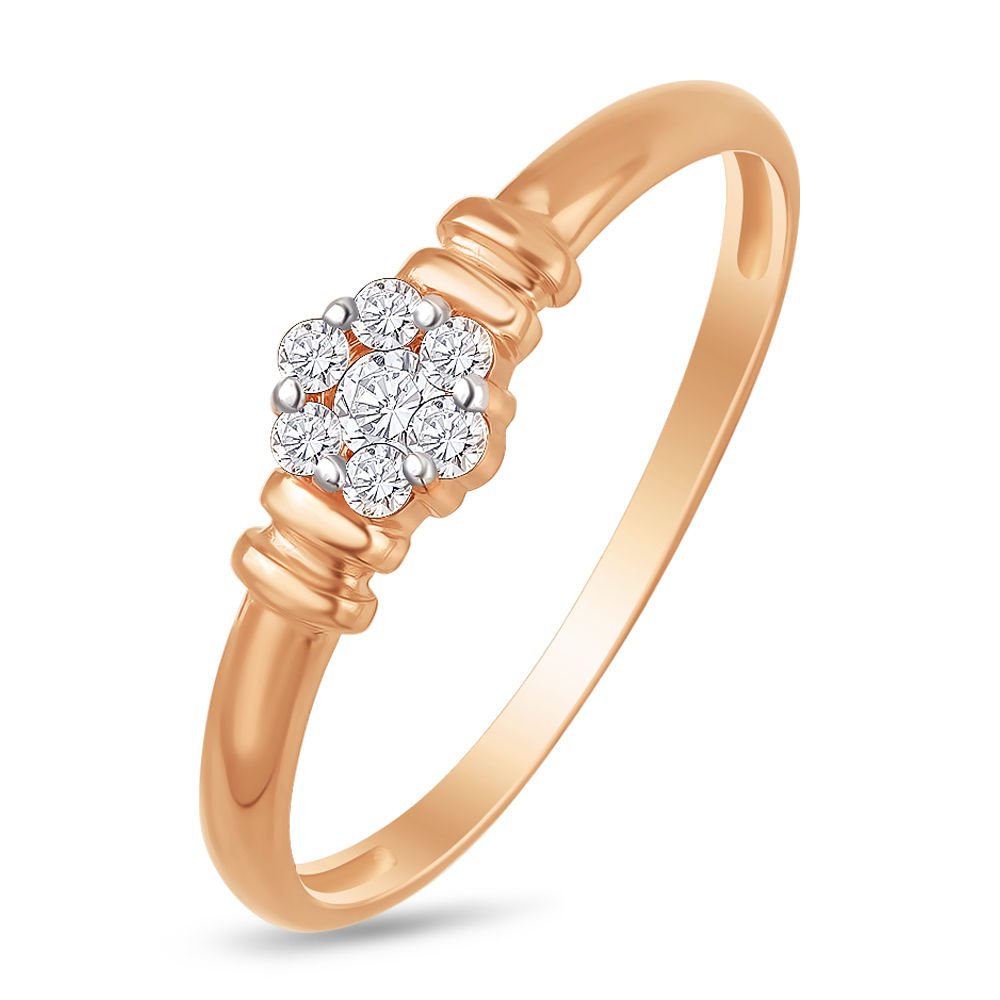 Кольцо женское из красного золота с бриллиантом 585Gold 101008476, р. 15,5, 101008476
Кольцо женское из красного золота с бриллиантом 585Gold 101008476, р. 15,5, 101008476