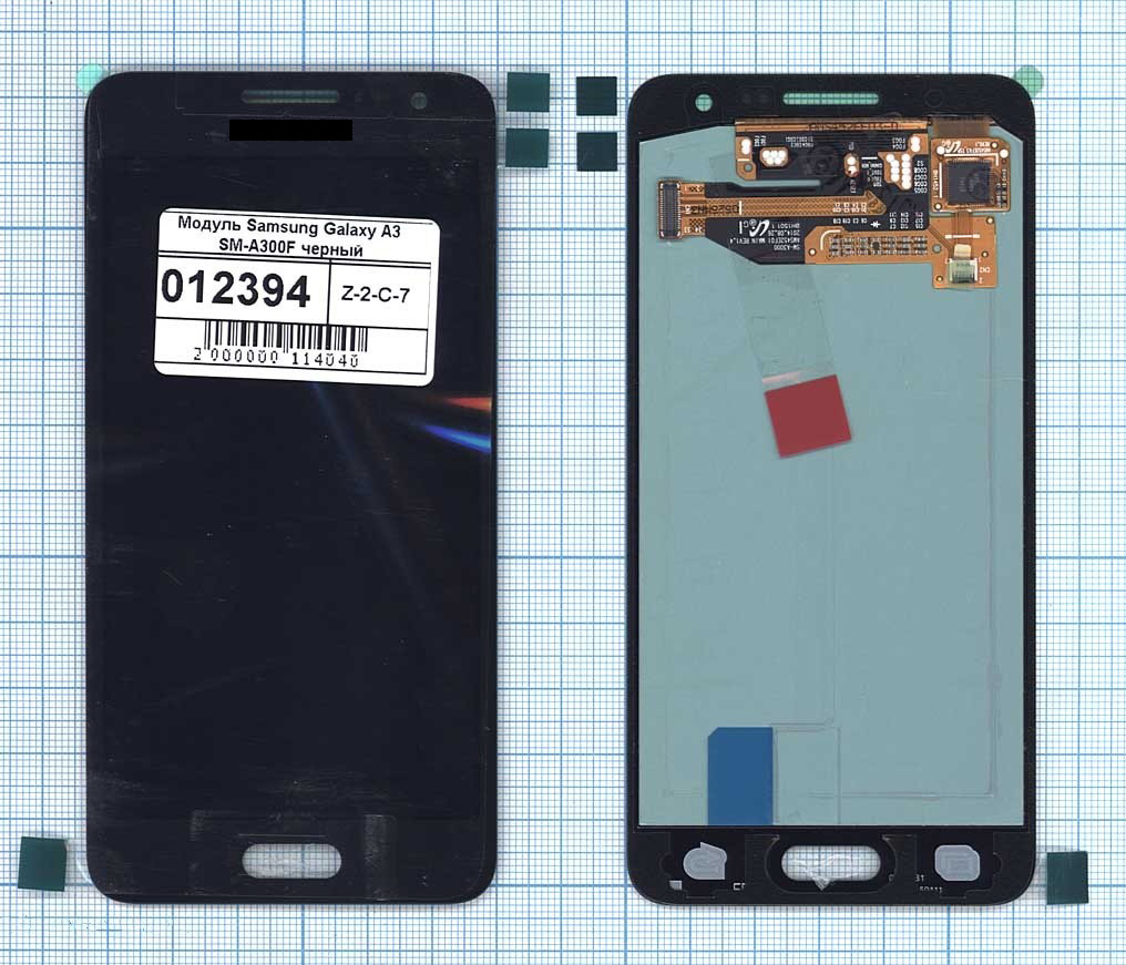 Дисплей с тачскрином для Samsung Galaxy A3 SM-A300F (OLED) черный, для Samsung Galaxy A3 SM-A300F (OLED)
Дисплей с тачскрином для Samsung Galaxy A3 SM-A300F (OLED) черный, для Samsung Galaxy A3 SM-A300F (OLED)