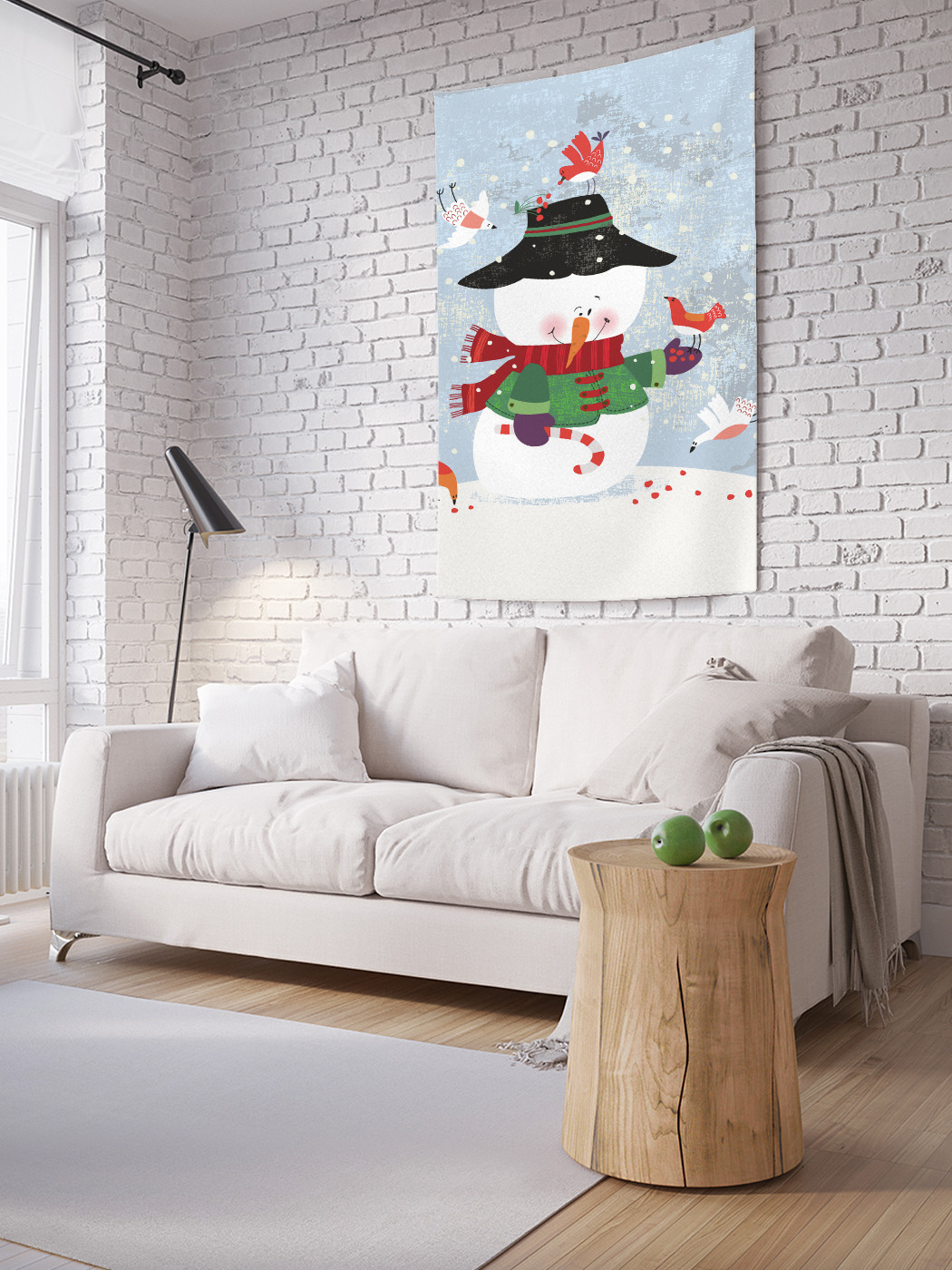 Вертикальное фотопанно на стену JoyArty Дружелюбный снеговик 150x200 см, Дружелюбный снеговик
Вертикальное фотопанно на стену JoyArty Дружелюбный снеговик 150x200 см, Дружелюбный снеговик