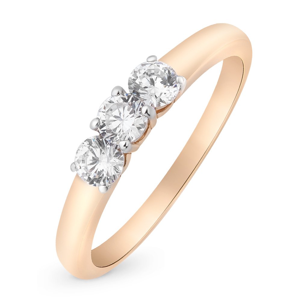 Кольцо женское из красного золота с бриллиантом 585Gold 101011777, р. 17, 101011777
Кольцо женское из красного золота с бриллиантом 585Gold 101011777, р. 17, 101011777